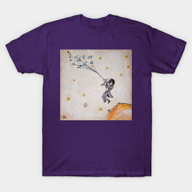 The Funky Little Prince (When Doves Fly) T-Shirt by tonymiller